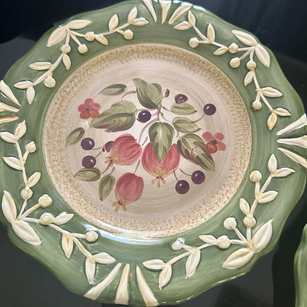 Salad/Dessert Plate La Toscana Set of 4 by Pamela Gladding 8.5” Wide